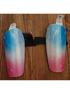 Girls Soccer Shin Guards Size L Pink Ankle Guard - Amazon - Used Once Up To 4'6"